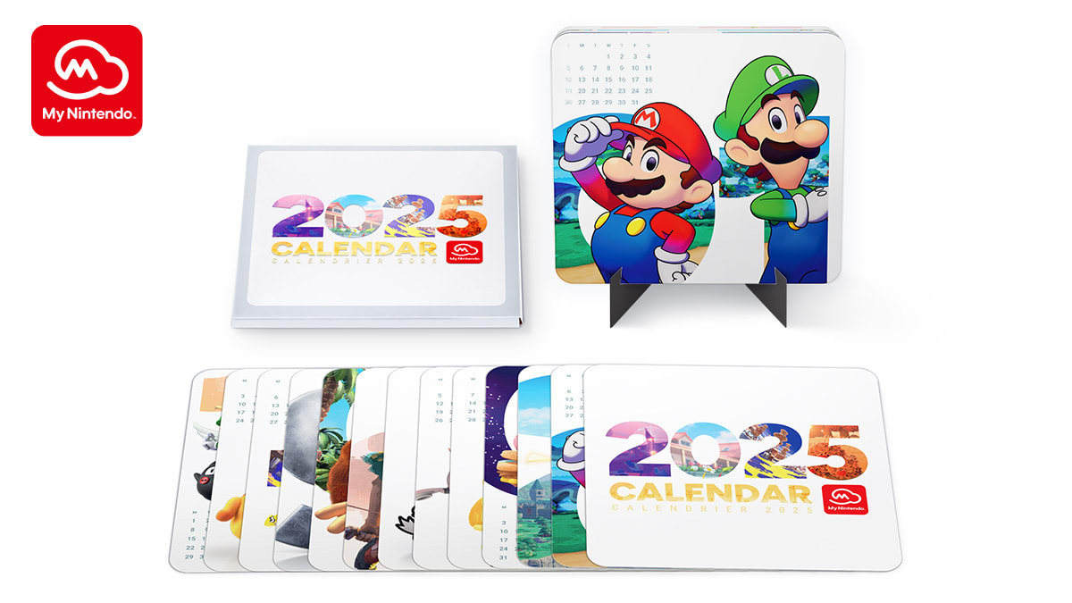 My Nintendo 2025 Desktop Calendar Nintendo Official Site